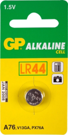 Afbeeldingen van GP ALKALINE 1 X LR44 1.5V A76 AG13 357 G13