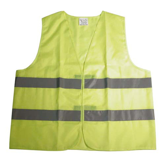 Afbeeldingen van VEILIGHEIDSVEST OXFORD GEEL MAAT XL MET REFLECTIESTREPEN
