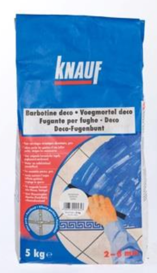 Afbeeldingen van VOEGMORTEL KNAUF 5KG ZILVERGRIJS