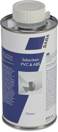 Afbeeldingen van SABA REINIGER SABACLEAN PVC EN ABS 650ML
