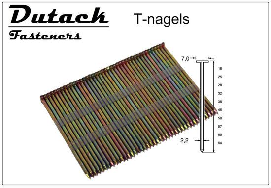 Afbeeldingen van T-NAGEL TN22 STAAL 38MM DS 1MILLE