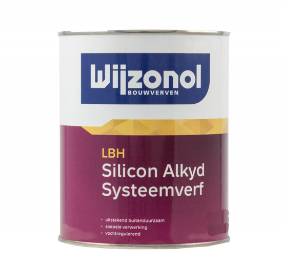 Afbeeldingen van WIJZONOL LHB SILICON SYSTEEMVERF ALKYD BASIS TRANSPARANT 800ML