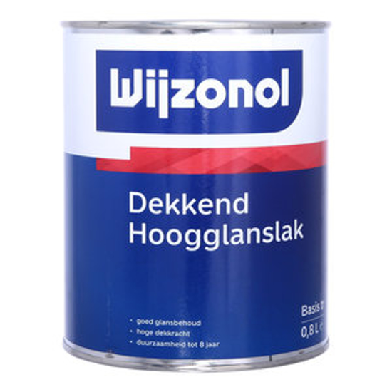 Afbeeldingen van WIJZONOL DEKKEND HOOGGLANSLAK BASIS WIT 950ML