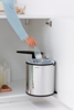 Afbeeldingen van AFVALVERZAMELAAR 15L BUILT IN BIN BRILLIANT STEEL