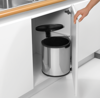 Afbeeldingen van AFVALVERZAMELAAR 15L BUILT IN BIN BRILLIANT STEEL