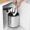Afbeeldingen van AFVALVERZAMELAAR 15L BUILT IN BIN BRILLIANT STEEL