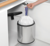 Afbeeldingen van AFVALVERZAMELAAR 15L BUILT IN BIN BRILLIANT STEEL