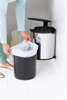 Afbeeldingen van AFVALVERZAMELAAR 15L BUILT IN BIN BRILLIANT STEEL