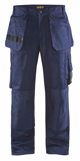 Afbeeldingen van WERKBROEK MET GEREEDSCHAPSZAKKEN MARINEBLAUW C52 153018608900C52