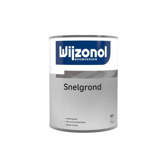Afbeeldingen van WIJZONOL SNELGROND ALKYD 1 LITER WIT