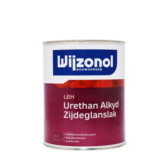 Afbeeldingen van WIJZONOL LBH URETHAN ZIJDEGLANSLAK ALKYD BASIS WIT 950ML