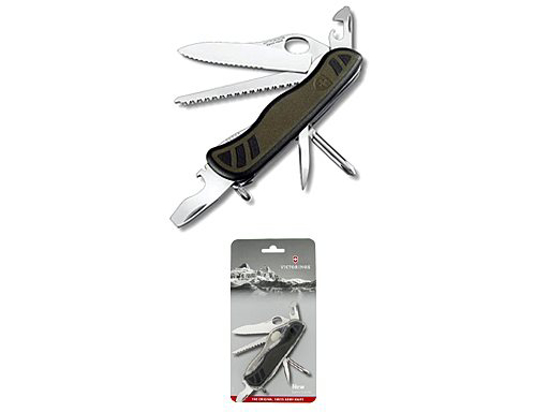 Afbeeldingen van VICTORINOX ZAKMES SOLDIER RVS / KUNSTSTOF GROEN/ZWART