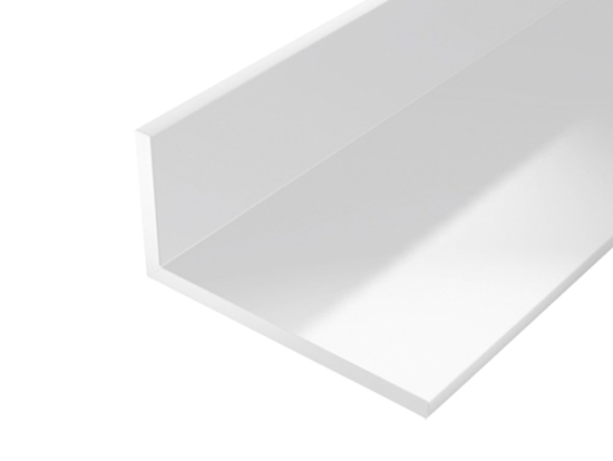 Afbeeldingen van HOEKPROFIEL,PVC,WIT,40X10X2/2M