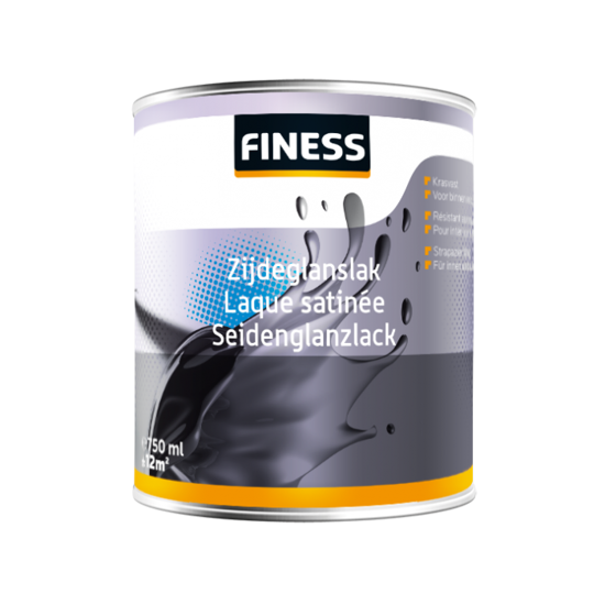 Afbeeldingen van FINESS ZIJDEGLANSLAK 250 ML 1410 WIT
