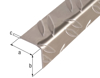 Afbeeldingen van HOEKPR. TRAAN ALU BRUTE 29,5X29,5X1,5/2M