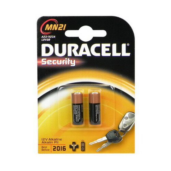 Afbeeldingen van DURACELL ALKALINE 2 X MN21 / 23A 12V