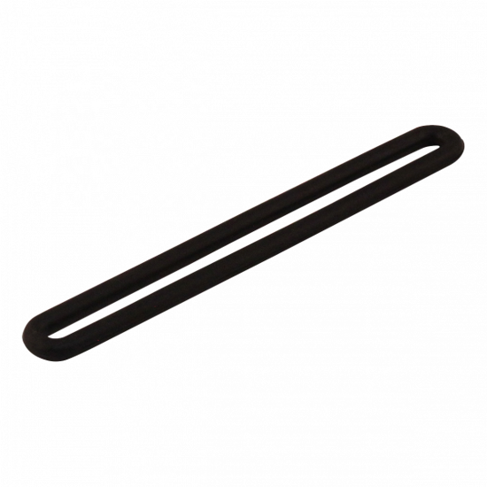 Afbeeldingen van SPANRUBBER Ø8 400 ZWART