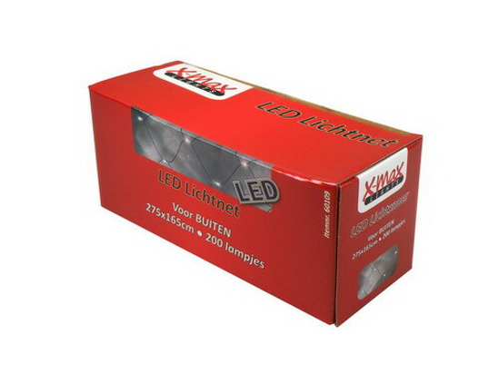 Afbeeldingen van LED -NET- KERST 200 LAMPS BUITEN OP=OP