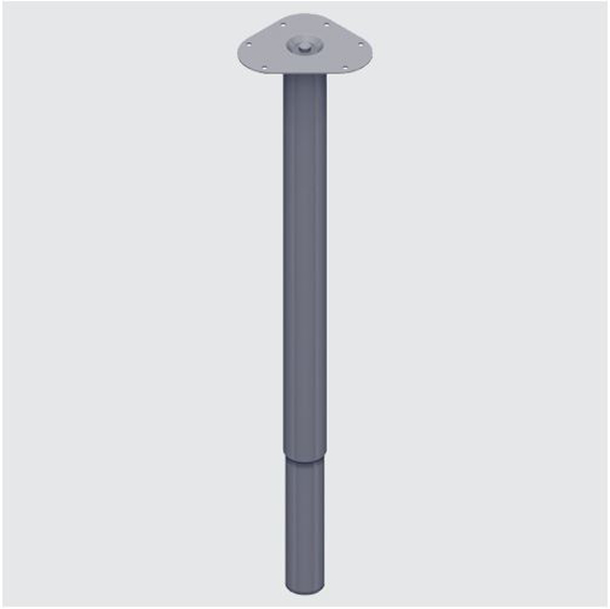 Afbeeldingen van TAFELPOOT UITSCH. 800-1200MM ZWART 11133-00600