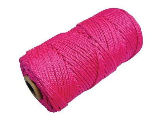 Afbeeldingen van SUPER PROF, METSELKOORD GEVLOCHTEN 1,5MM PA FLUORROSE, KLOS 50 MTR