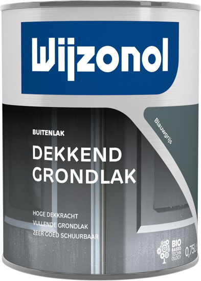 Afbeeldingen van WIJZONOL DEKKEND GRONDLAK VOOR BUITEN 750ML T55 BLAUWGRIJS