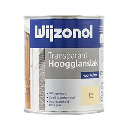 Afbeeldingen van WIJZONOL TRANPARANT HOOGGLANSLAK 750ML 3100 BLANK