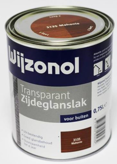 Afbeeldingen van WIJZONOL TRANPARANT HOOGGLANSLAK 750ML 3135 MAHONIE