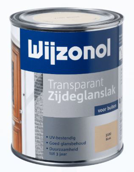 Afbeeldingen van WIJZONOL TRANPARANT ZIJDEGLANSLAK 750ML 3100 BLANK