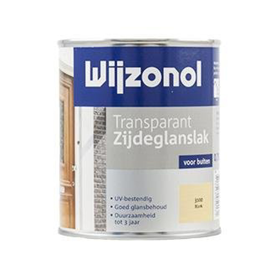 Afbeeldingen van WIJZONOL TRANPARANT ZIJDEGLANSLAK 750ML 3120 TEAK