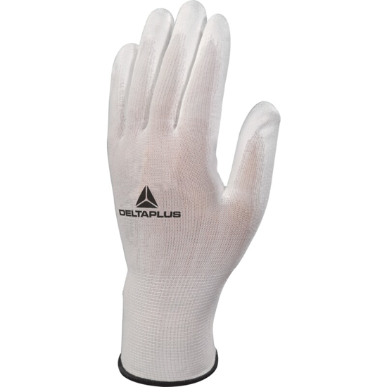 Afbeeldingen van GEBREIDE HANDSCHOEN MET COATING - POLYESTER - PU - JAUGE : 13 - 09
