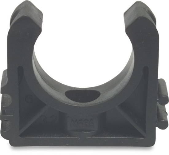 Afbeeldingen van PP BUISKLEM TYPE 2 ZWART 20MM