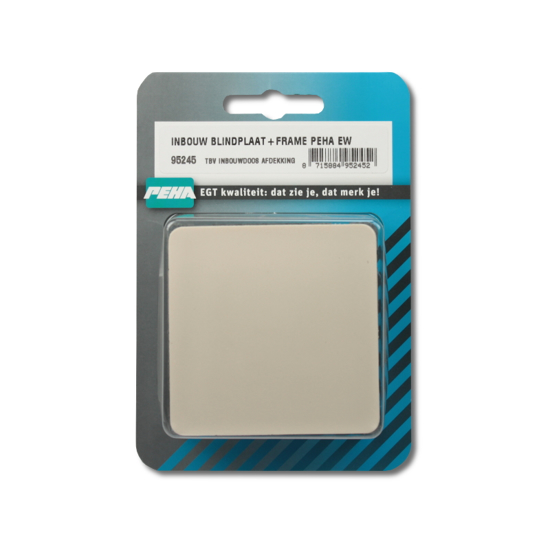Afbeeldingen van INBOUW BLINDPLAAT+FRAME PEHA EW