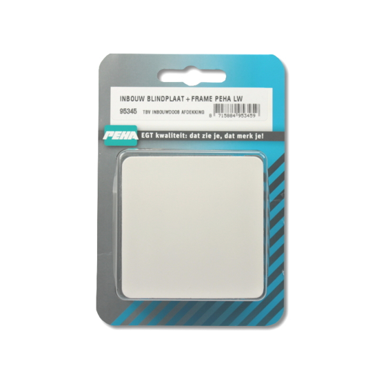 Afbeeldingen van INBOUW BLINDPLAAT+FRAME PEHA LW