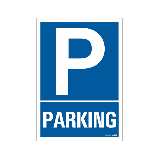 Afbeeldingen van BORD ''P'' PARKING 230X330 MM
