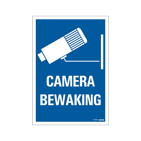 Afbeeldingen van BORD CAMERABEWAKING 230X330 MM