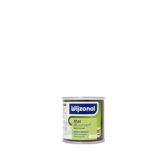 Afbeeldingen van WIJZONOL INTERIEUR MUURVERF MAT BASIS TRANSPARANT 225ML