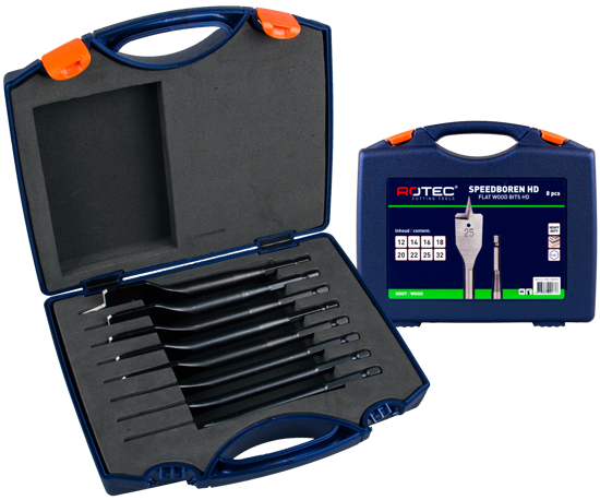 Afbeeldingen van SPEEDBORENSET '233 - HEAVY-DUTY', 8-DLG, ø12-32