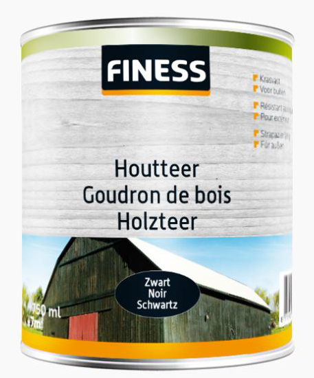 Afbeeldingen van FINESS HOUTTEER ZWART 750 ML