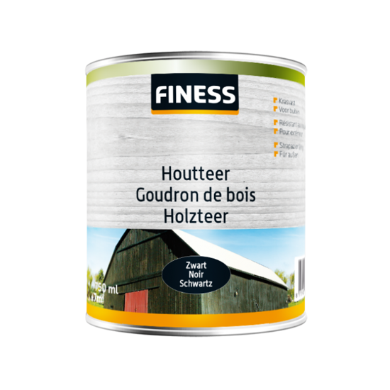 Afbeeldingen van FINESS HOUTTEER ZWART 2,5LT