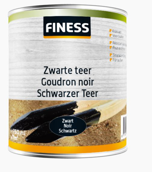 Afbeeldingen van FINESS ZWARTE TEER 750 ML