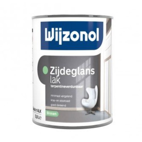 Afbeeldingen van WIJZONOL INTERIEUR ZIJDEGLANSLAK ALKYD BASIS TRANSPARANT 200ML