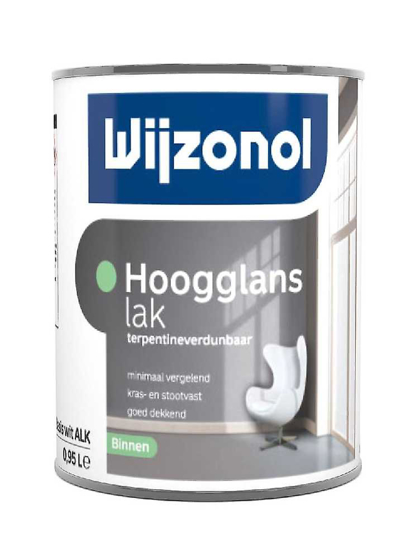 Afbeeldingen van WIJZONOL INTERIEUR HOOGGLANSLAK ALKYD BASIS WIT 475ML