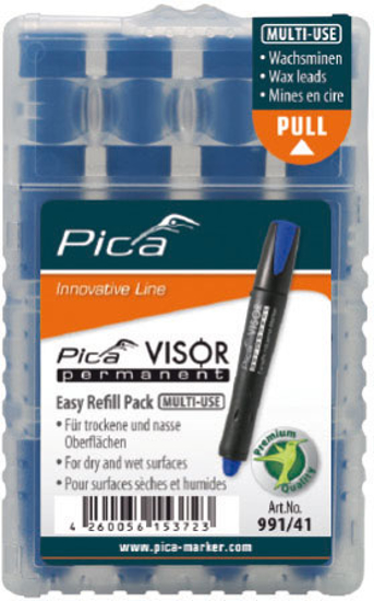 Afbeeldingen van PICA 991/41 VISOR PERMANENT NAVULLING BLAUW