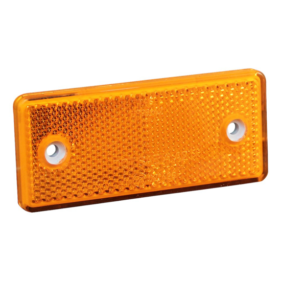 Afbeeldingen van REFLECTOR ? ORANJE OPSCHROEFBAAR+ZELFKLEVEND 96 X 42