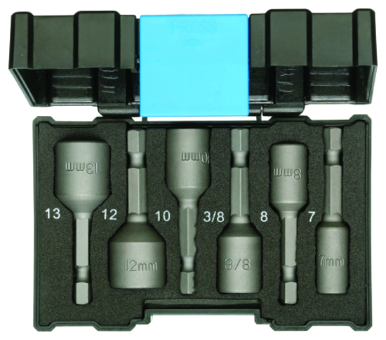Afbeeldingen van BITDOPSLEUTEL-BOX, 1/4", 6-DLG. - 666-006