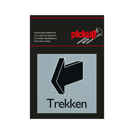 Afbeeldingen van BORD ALULOOK TREKKEN 80X80 MM ZELFKLEVEND