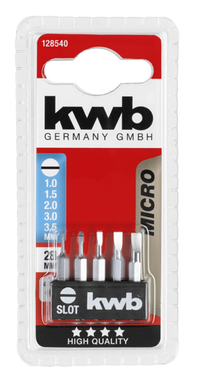 Afbeeldingen van KWB 5 BITS 28 MM MICRO SLOT KAART
