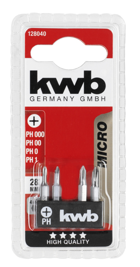 Afbeeldingen van KWB 4 BITS 28 MM MICRO PH KAART ##
