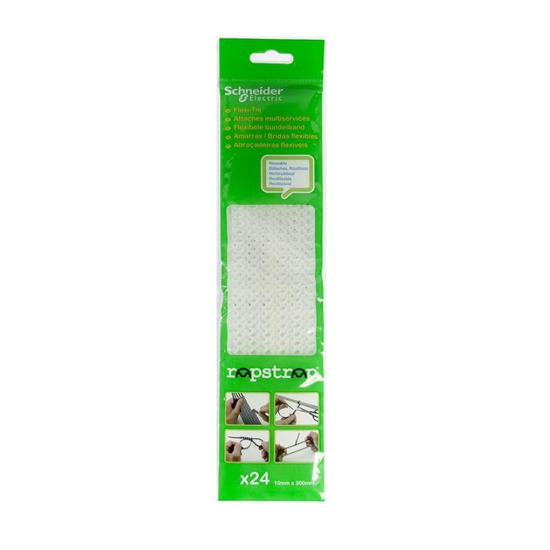 Afbeeldingen van 24 STUKS RAPSTRAP UNI FLEXBAND WIT