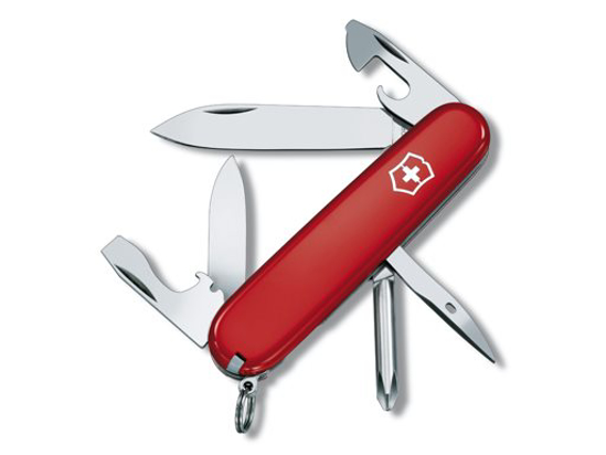 Afbeeldingen van VICTORINOX ZAKMES, SWISSARMY,TINKER,12 FUNCTIES, ROOD